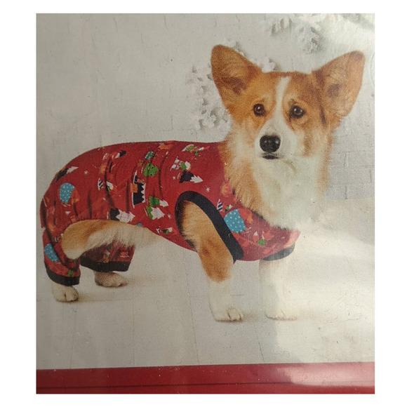 s small Wondershop Dog puppy Holiday Gnomes gnome pajamas sleepwear - Picture 2 of 7